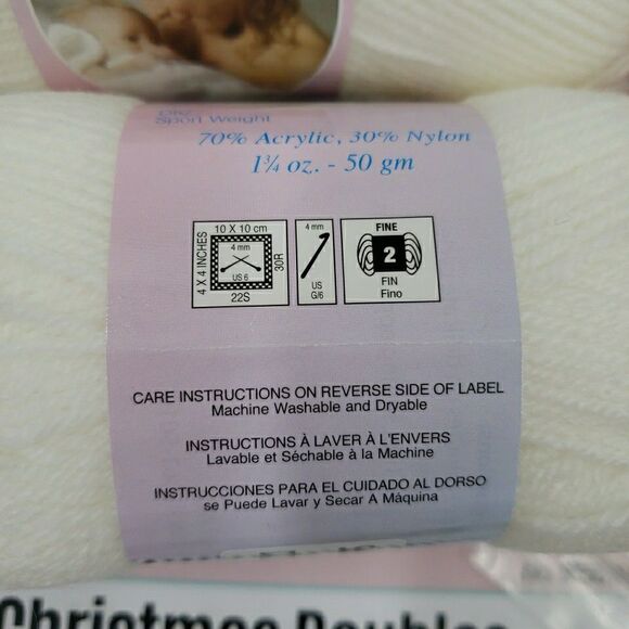 Christmas Crochet Kit Stocking Stuffers Yarn Baubles Gnome Reindeer Ornament SEE - Picture 10 of 16